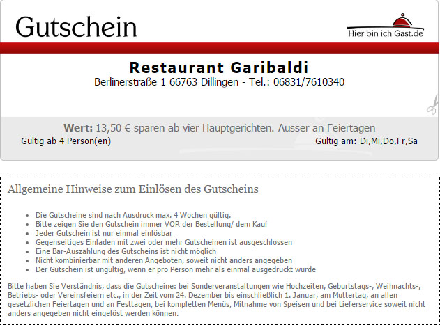 Gutschein